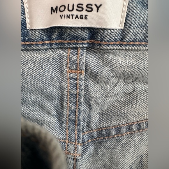 McKendree Shorts Moussy Vintage Denim Distressed cut offs, size 28 - Picture 11 of 11